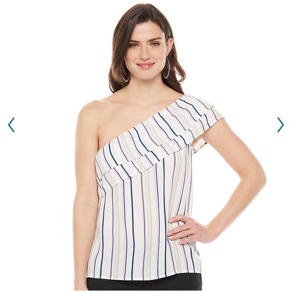 Apt. 9 Tops - 🌸Women's Apt. 9 Ruffled One-Shoulder Top